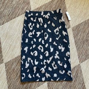 Maeve Leopard MIDI Skirt